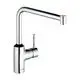 KLUDI-L-INE-Spueltisch-Einhandmischer-DN-10-herausziehbarer-Teleskopauslauf-3-79-l-min-chrom-428210577WR5 gallery number 1